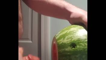 Stole a Melon From my ASSHOLE Neighbors Garden and Fucked it Like a BOSS